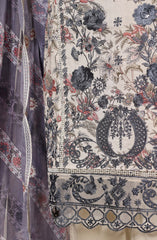 Sadabahar Signature Embroidered Stitched 3 Piece Suit - D-03 - SBD26VOL - Fawn - Festive Collection