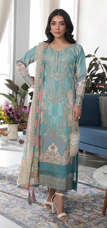 Gulaal Embroidered Lawn
