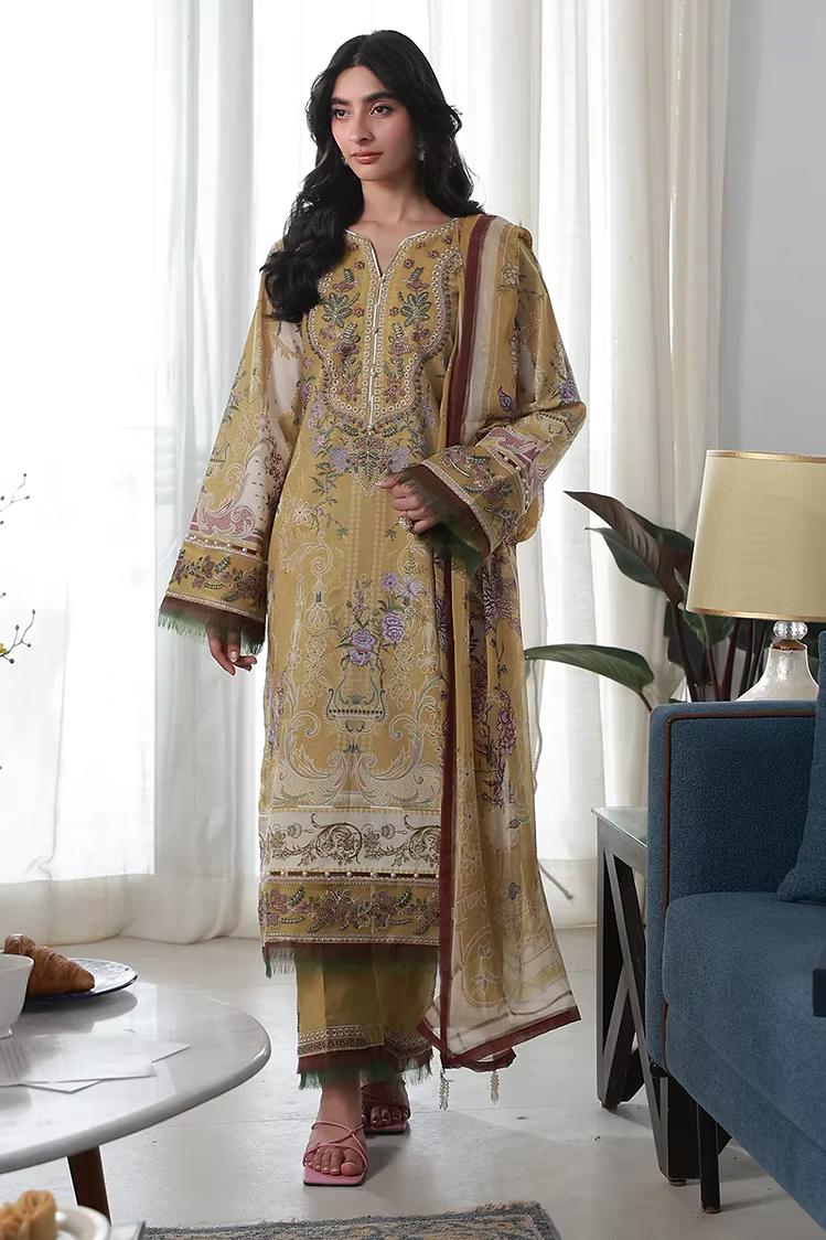 Gulaal Lawn 2026 Vol-1 – Esme (D-7) | Unstitched 3PC