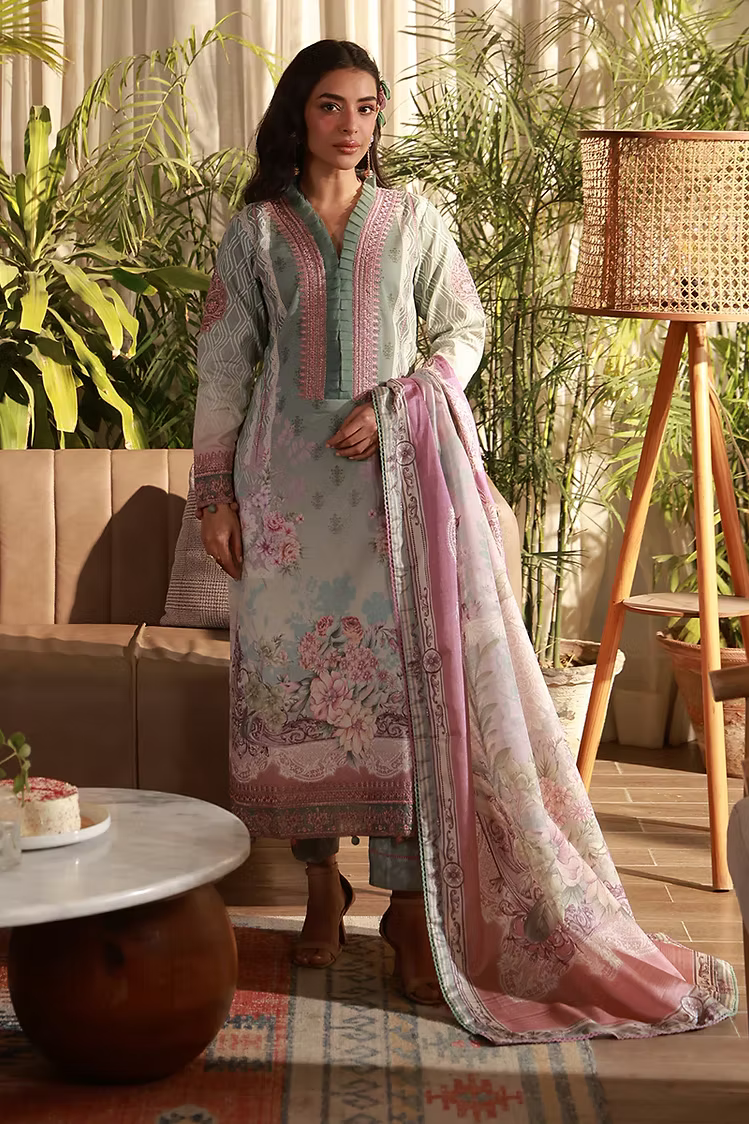 Gulaal Lawn 2026 Vol-1 – Isla (D-4) | Unstitched 3PC