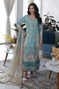 Gulaal Embroidered Lawn Unstitched 3 Piece Suit - D-01 Eidra - GUL26LN - Blue - Luxury Collection