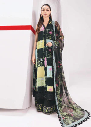 Maria.B. M.Basics 10B – Printed Lawn Suit with Chiffon Dupatta