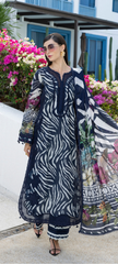 EPN-03A Starry Night – Luxury Embroidered Lawn Suit