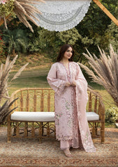 Elaf Premium Embroidered Luxury Lawn 3Pc Suit ELY-4A BLOOMING