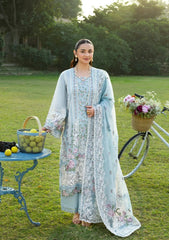 Elaf Premium Embroidered Luxury Lawn 3Pc Suit ELY-07 MORNING DRIZZLE