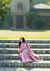 Elaf Premium Embroidered Luxury Lawn 3Pc Suit ELY-09 ROSEE