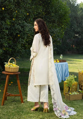 Elaf Premium Embroidered Luxury Lawn 3Pc Suit ELY-03A PERLE