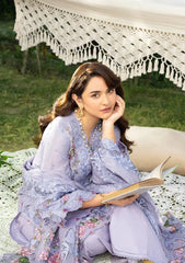 Elaf Premium Embroidered Luxury Lawn 3Pc Suit ELY-03B PARADISE