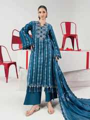 Maria.B. M.Basics 14B – Printed Lawn Suit with Voile Dupatta