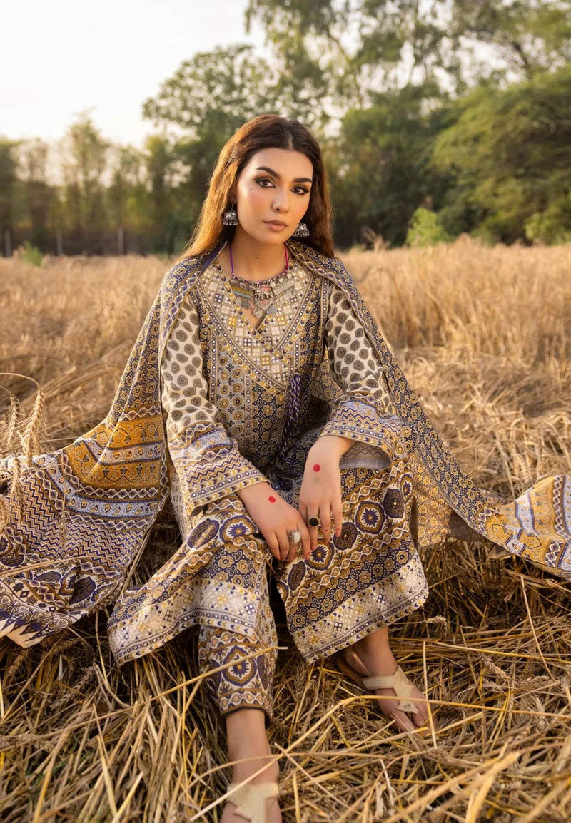 Gul Ahmed Ajrak Collection 25/SP52068