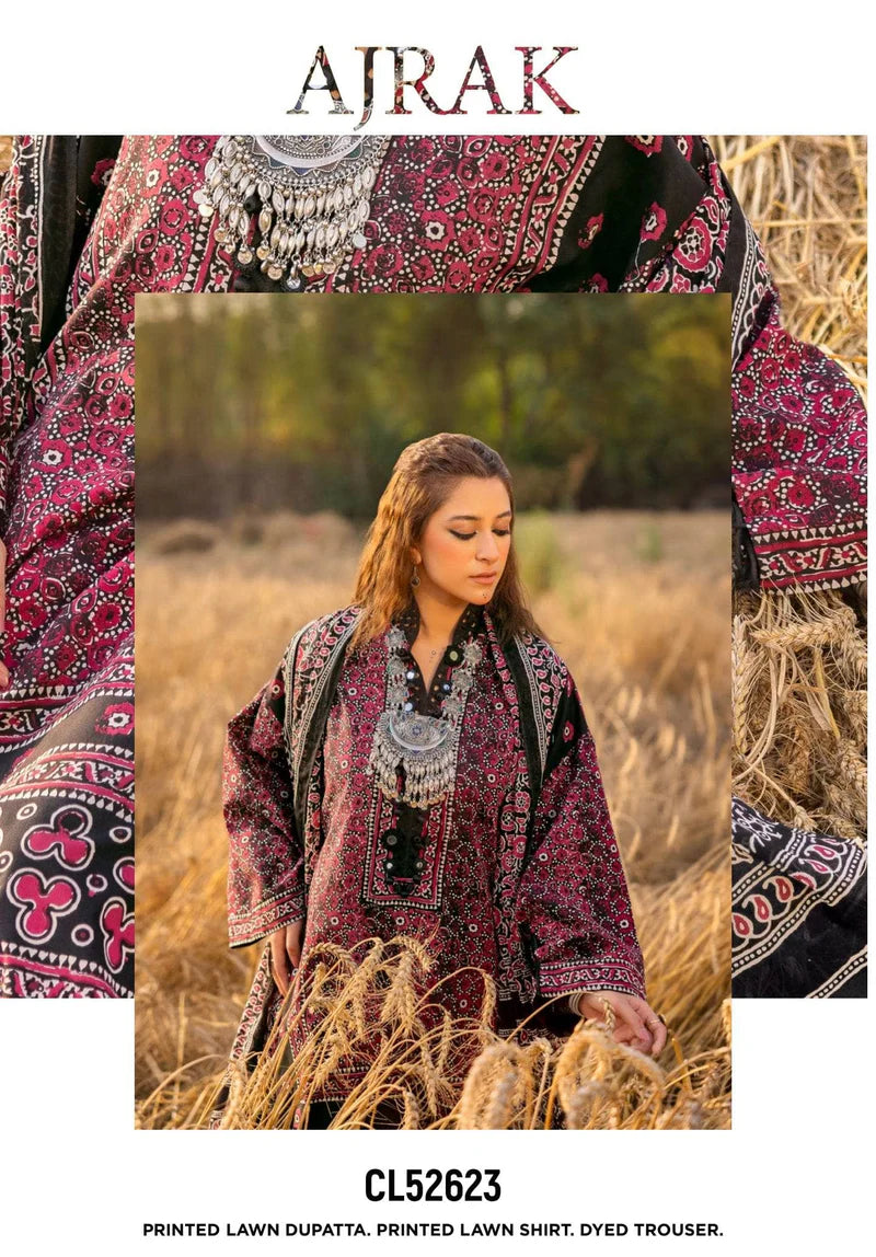 Gul Ahmed Ajrak Collection 25/CL52623