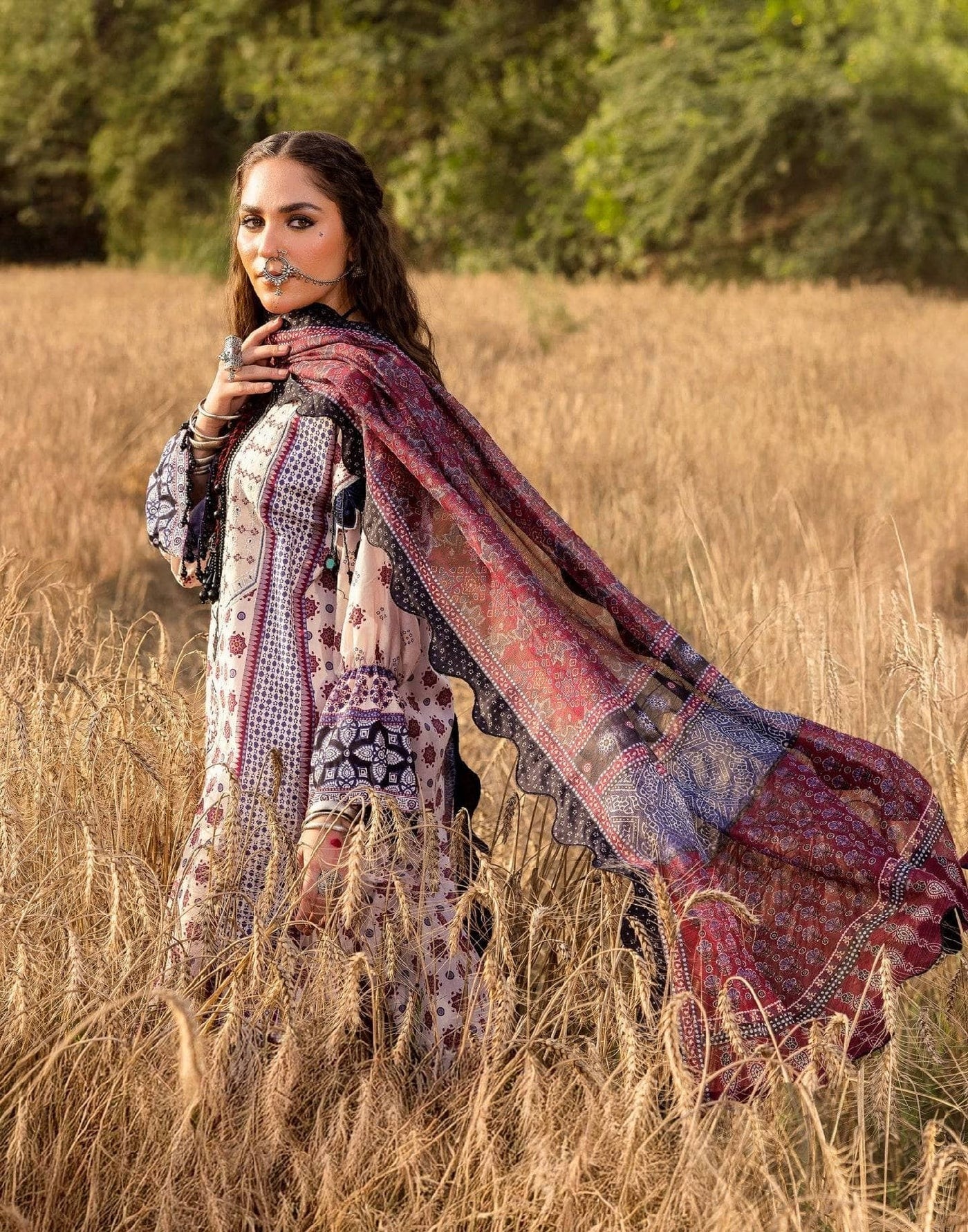 Gul Ahmed Ajrak Collection 25/SP52069