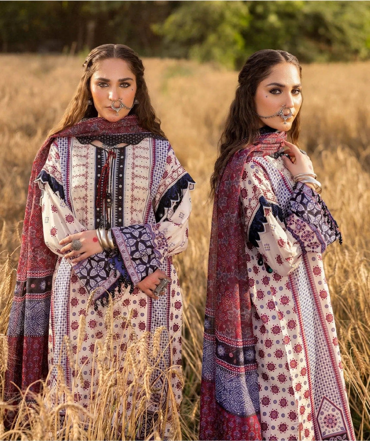 Gul Ahmed Ajrak Collection 25/SP52069