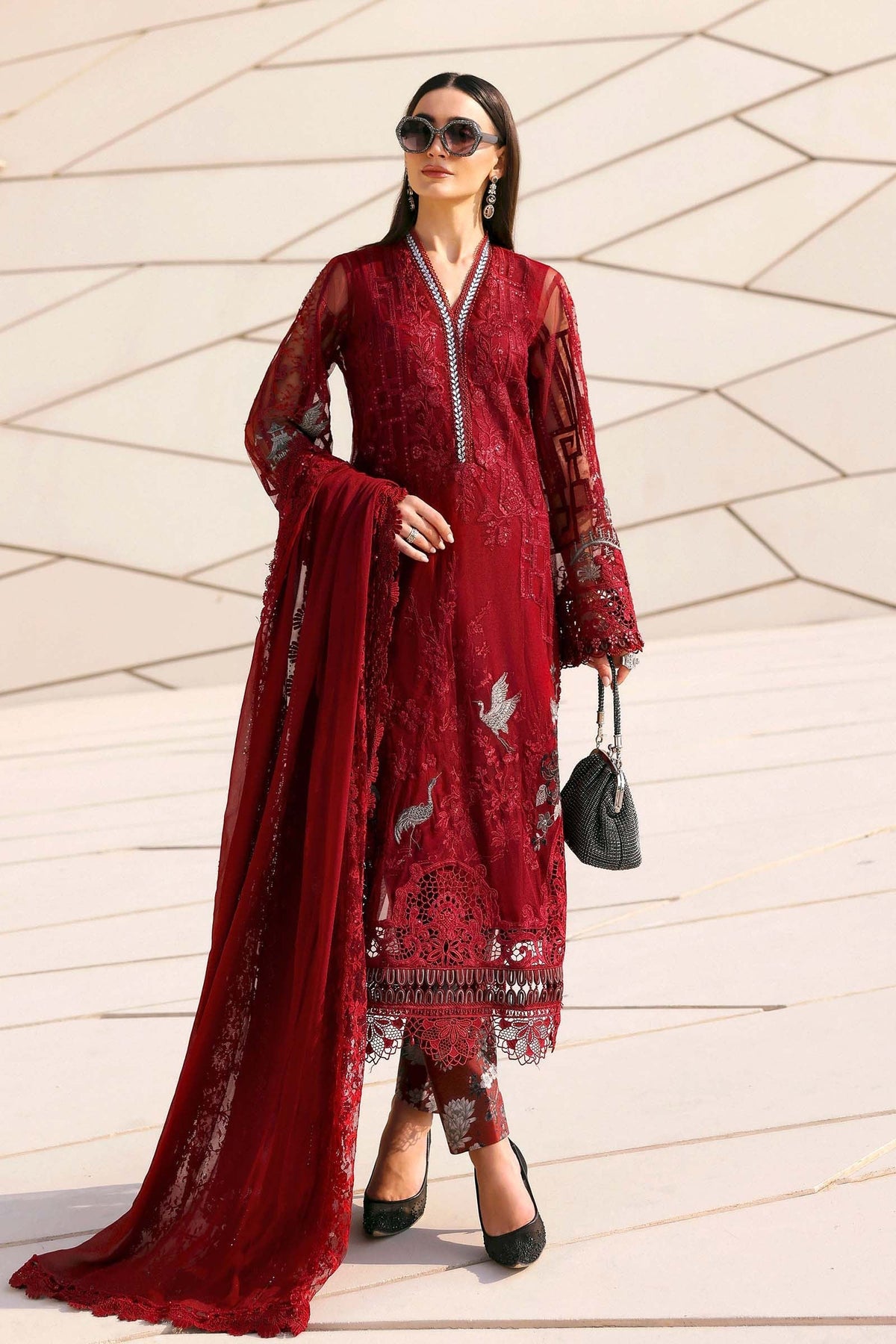 Maria B Eid Lawn 2026 D-2607-A