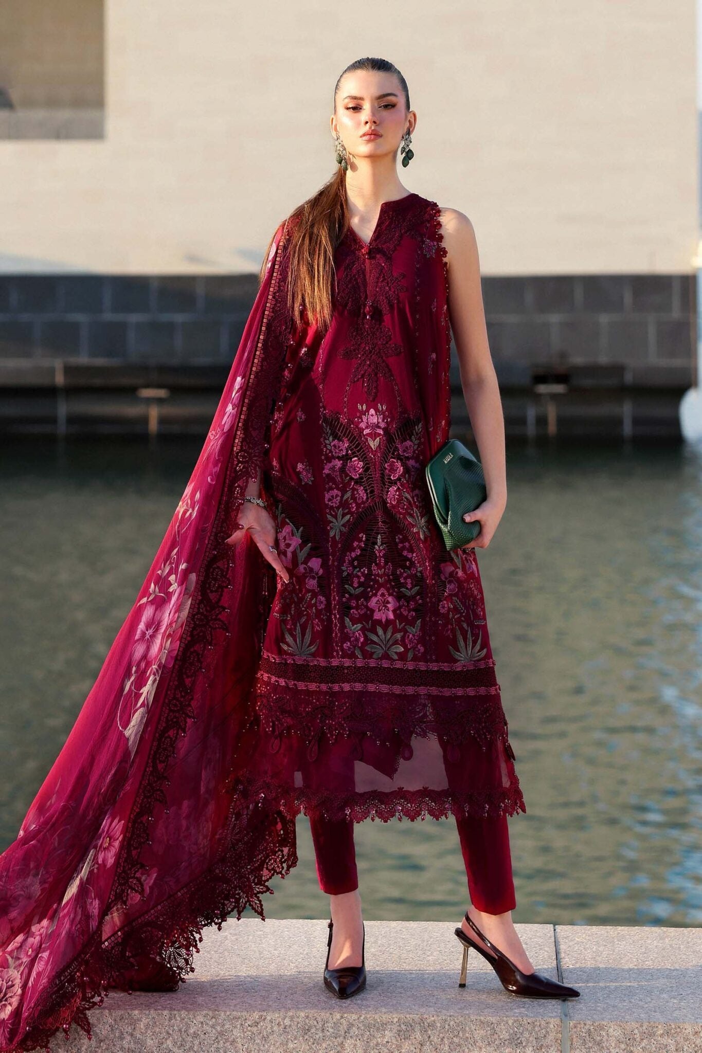 NEW Maria B Eid Lawn 2026 D-2611-B