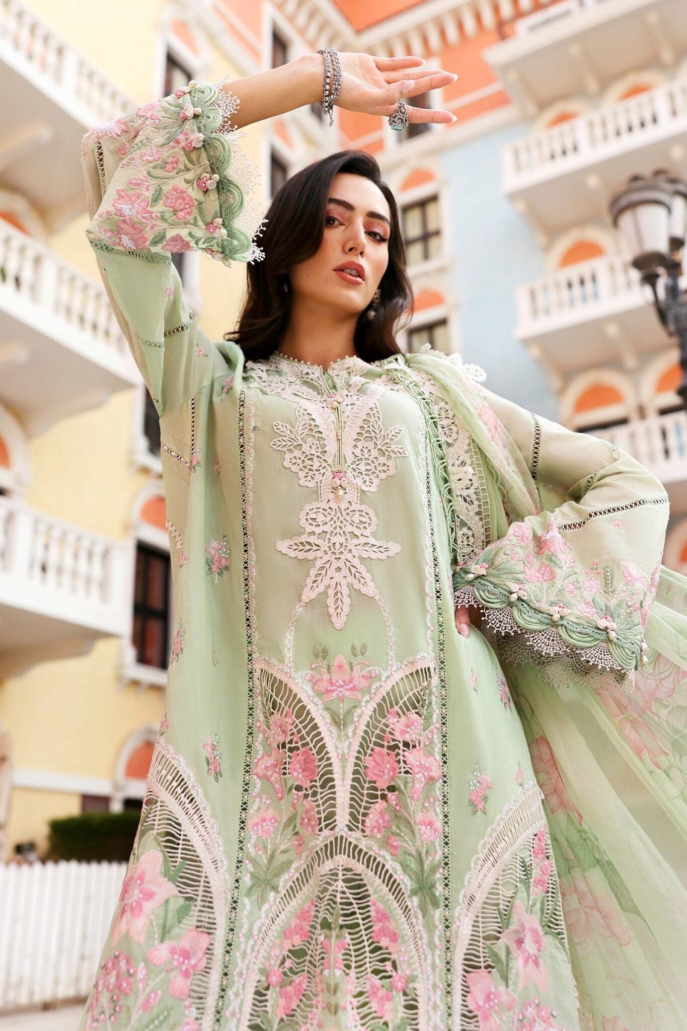Maria B Eid Lawn 2026 D-2611-A