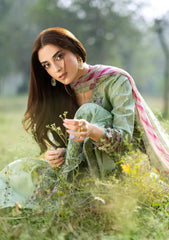Elaf Premium Print Chikankari Lawn Unstitched 3PC Suit – ERC-7B Nahl