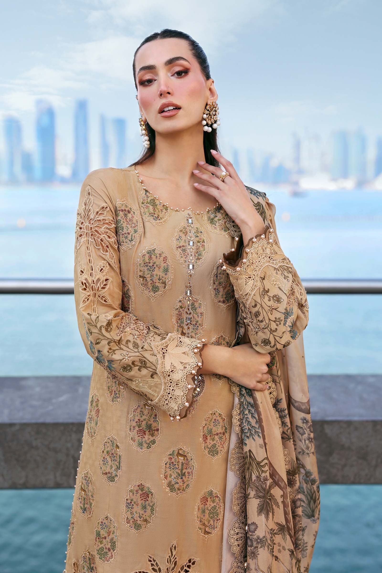 Maria B Eid Lawn 2026 D-2605-A