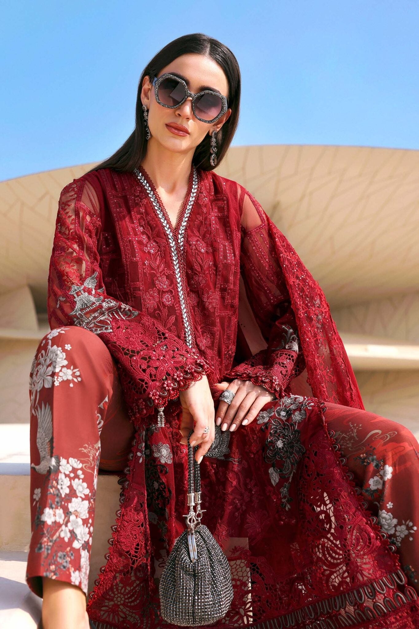 Maria B Eid Lawn 2026 D-2607-A