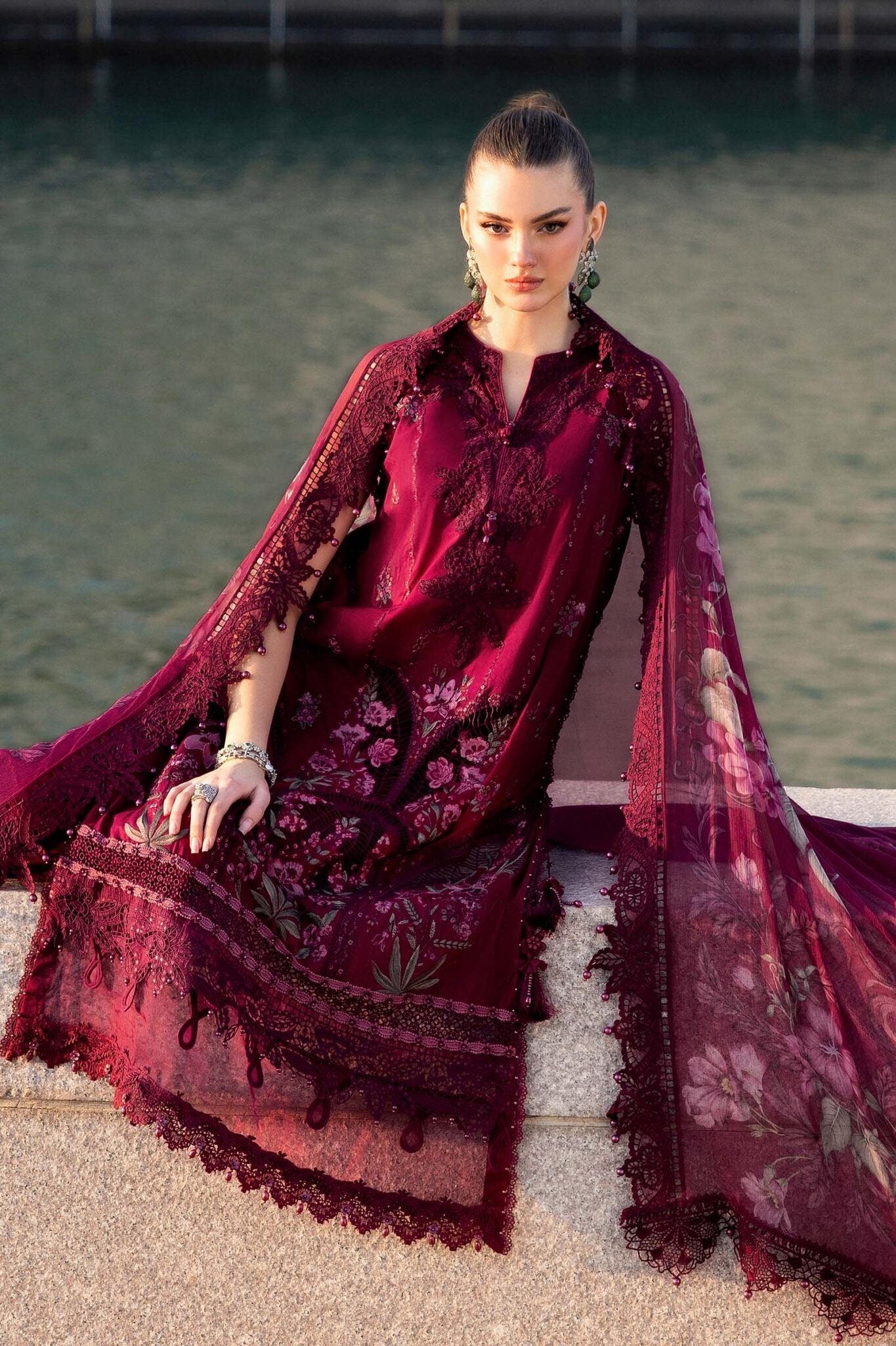 NEW Maria B Eid Lawn 2026 D-2611-B