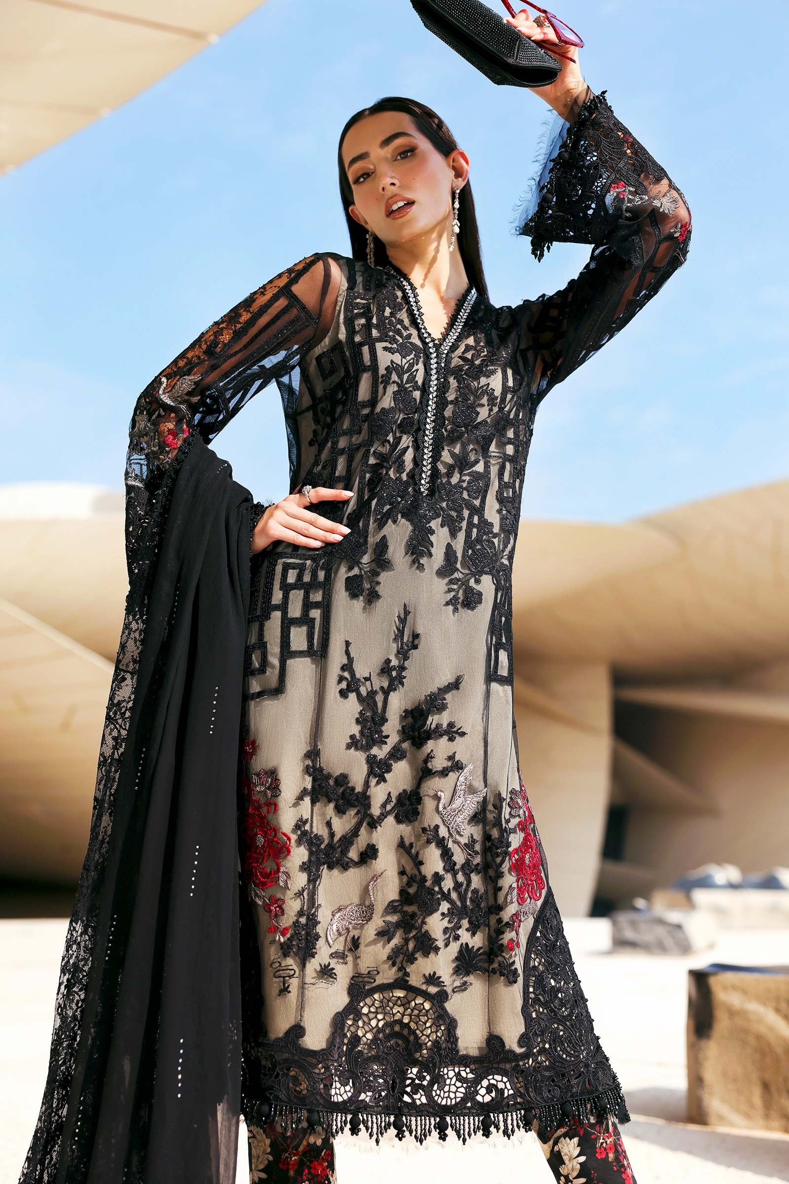 Maria B Eid Lawn 2026 D-2607-B