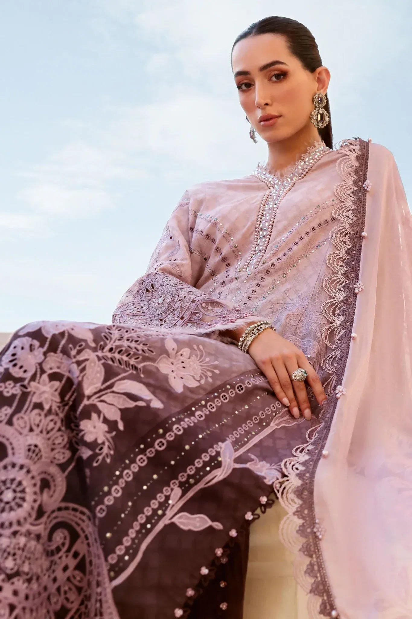 Maria B Eid Lawn 2026 D-2601-B