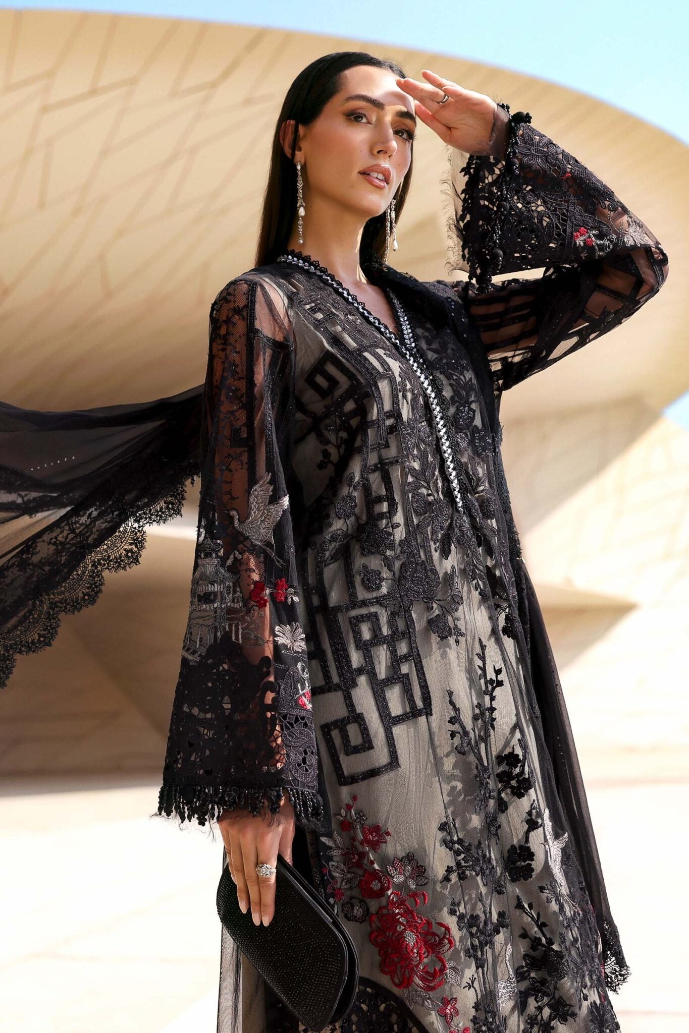 Maria B Eid Lawn 2026 D-2607-B