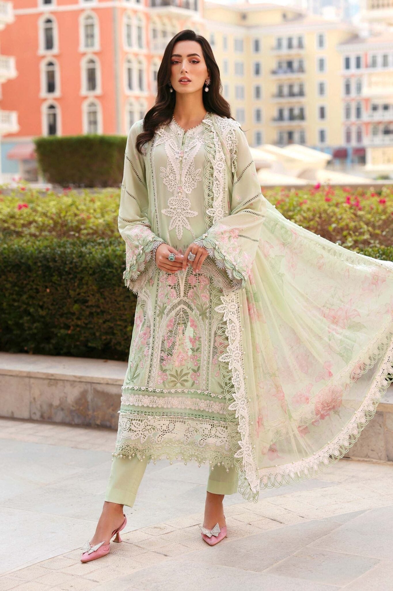 Maria B Eid Lawn 2026 D-2611-A