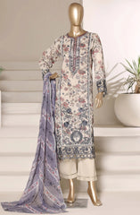Sadabahar Signature Embroidered Stitched 3 Piece Suit - D-03 - SBD26VOL - Fawn - Festive Collection