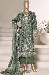 Sadabahar Signature Embroidered Stitched 3 Piece Suit - D-02 - SBD26VOL - Green - Festive Collection