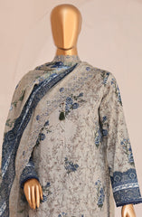 Sadabahar Luxury Lawn Printed 3 Piece Stitched Suit D-1